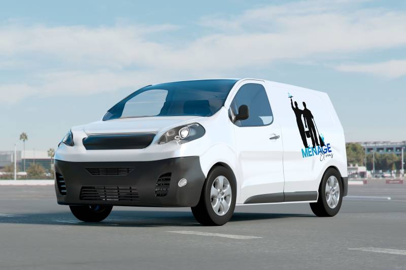 Création d’un logo pour une société de ménage à Limonest, proche de Lyon