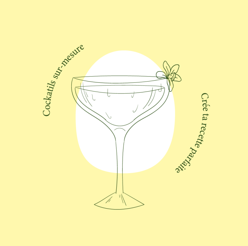 Création d'une charte graphique pour un bar à cocktail à Lyon